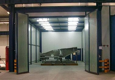 Indoor Air Grit Blasting Booth , Large Sandblasting Cabinet Special Designed