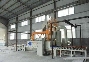Q69 Roller Conveyor Shot Blasting Machine For Steel Plate And Steel Structures