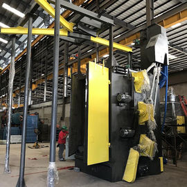 Hanger Double Automatic Blasting Machine For Lpg Gas Cylinder Compact Structure