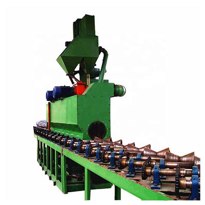 QGW Series Steel Tube Pipe Rebar Shot Blasting Machine