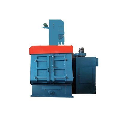 Loading 800 Kg Tumble Belt Shot Blasting Machine For Small Workpieces Cleaning